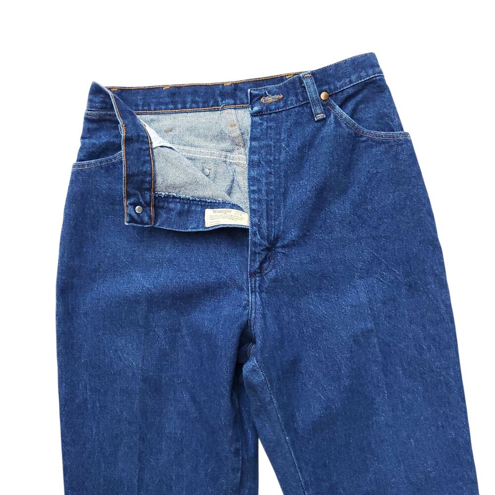 Vintage Wrangler High Waist Blue Jeans Cowboy Cut USA 13MWZMR Women's Sz 12x32 - Picture 3 of 11